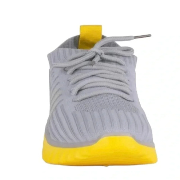 DANSKIN | Women’s Positive Sneakers in Grey and Yellow Size 8 - Picture 3 of 8